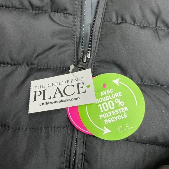 The Children's Place Black Puffer Jacket - Picture 4 of 6